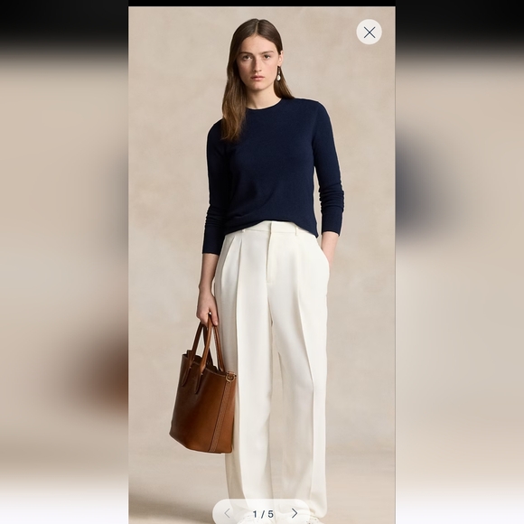 Lauren Ralph Lauren Cream Colored Women's Dress Pants - Picture 2 of 11